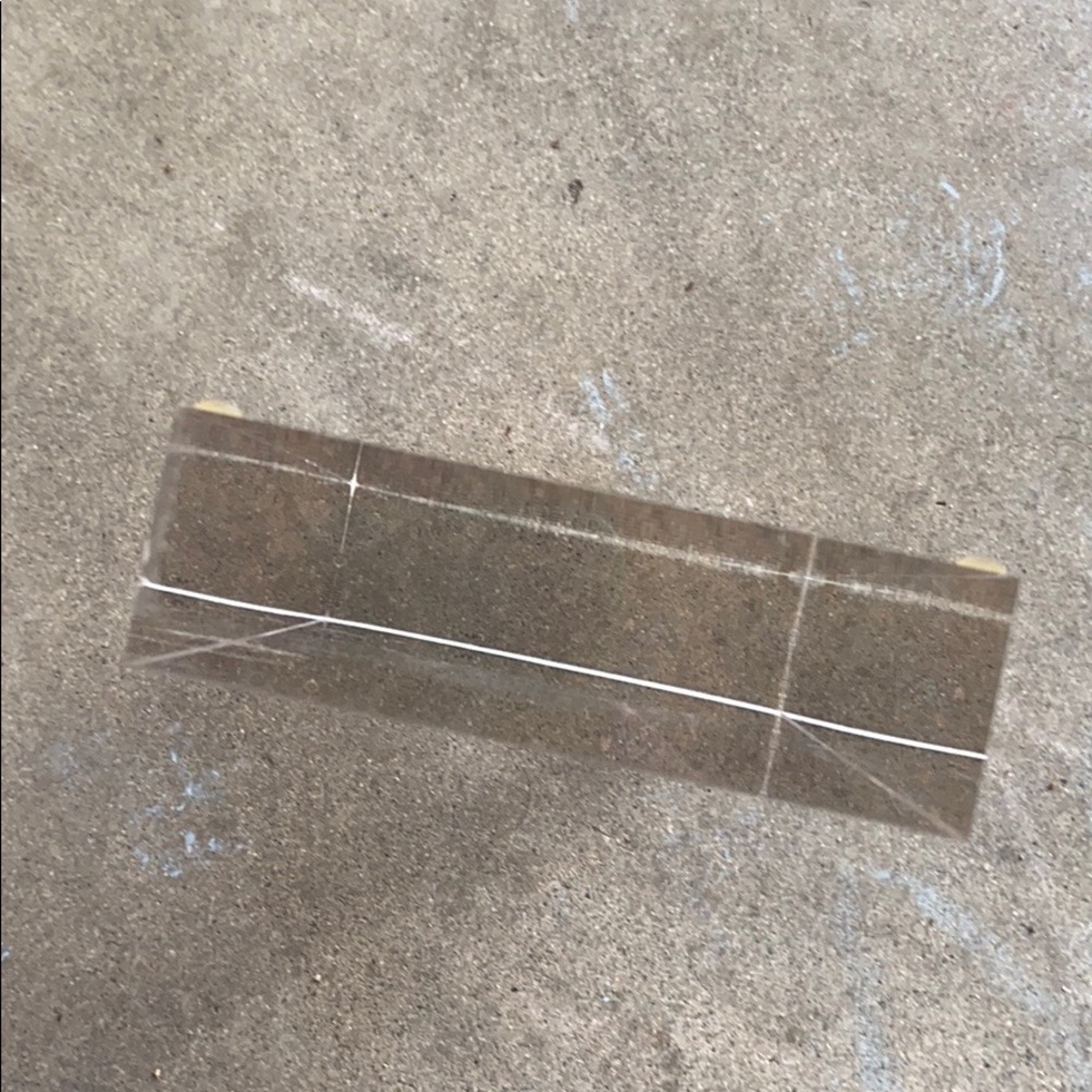 GUCCI MONOGRAM LOGO ACRYLIC Platform STAND LARGE - Picture 7 of 9